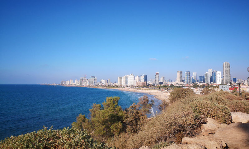 Panorama di Tel Aviv la città che non dorme mai