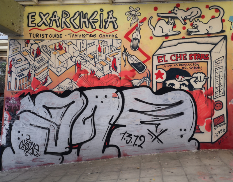 alla scoperta della street-art di Exarchia