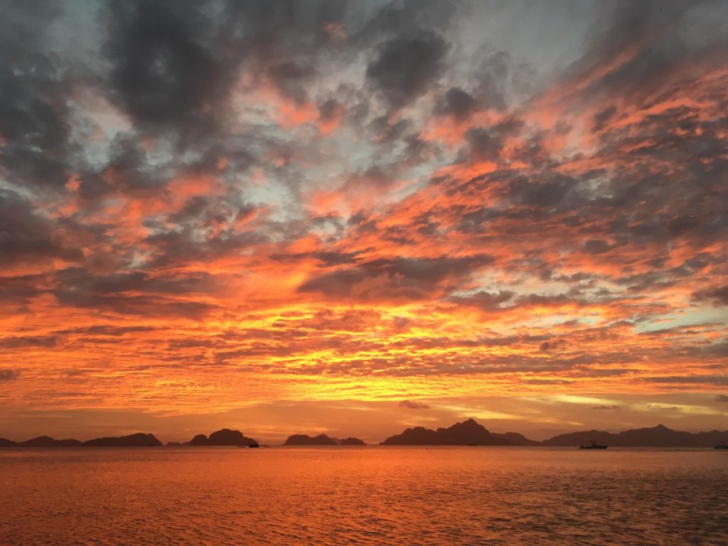 Tramonto a El Nido